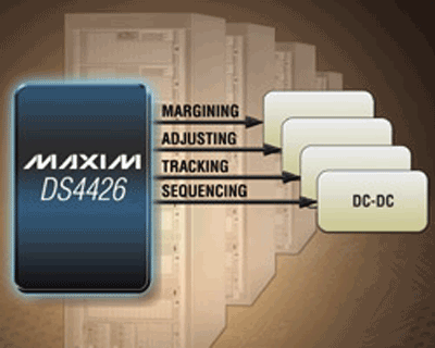 Quad/sink current DAC offers tracking control