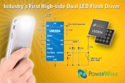 High-side LED driver enables dual operation