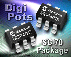 Dig pots offer low current consumption