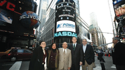 NASDAQ bell ringing with Power Integrations