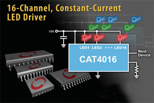 LED driver targets large video displays