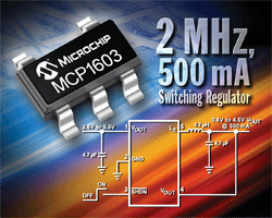 Tiny switching regulator boosts performance