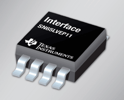 PECL fanout buffer runs on 2.5 or 3.3 V