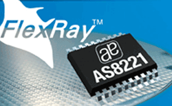 FlexRay transceiver handles 125°C