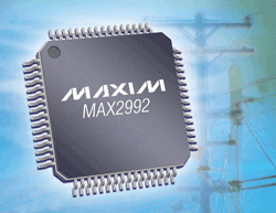 Powerline comm chip meets standards
