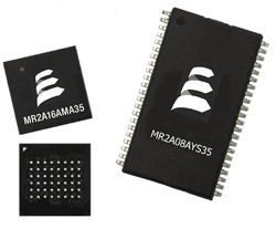 MRAM memories have byte-wide organization