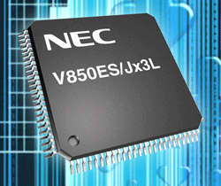 32-bit flash MCUs offer low standby power