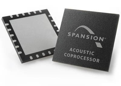 Acoustic co-processor aids voice recognition