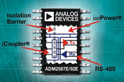 RS-485 transceivers are fully isolated