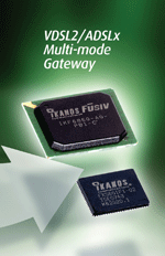 VDSL2/ADSL2+ chip targets home gateways