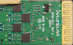 11 G laser driver and MCU target QSFP+ modules