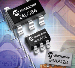 Serial EEPROMs come in very small packages
