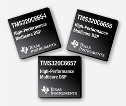 High-performance DSPs feature low power, small pkg