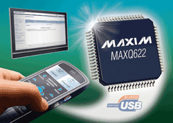 16-bit MCU has USB port, USB power