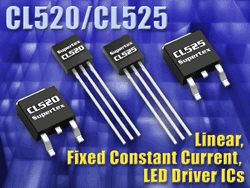 LED drivers deliver 1-V dropout