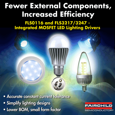 Low-power LED drivers reduce board space, design time