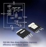 900-kHz step-down regulator saves space