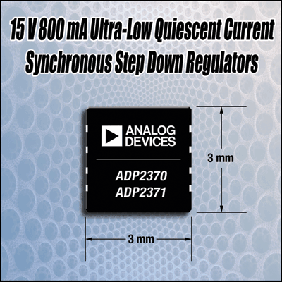 Buck regulator uses 14 µA quiescent current