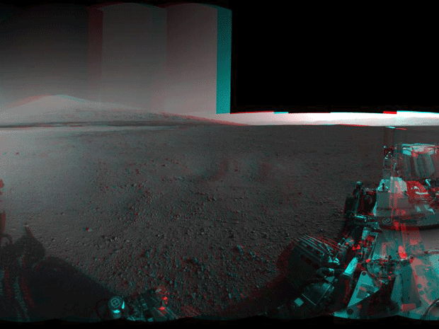 Image of the Day: 3-D View from Bradbury Landing Site