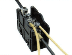 Terminal block can split large-gauge wiring