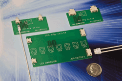 Sub-mini connectors suit low-volt LED apps