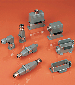 Heavy-duty connectors rated to 16 A at 600 V