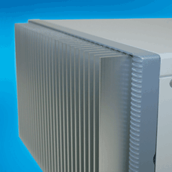 Aluminum-based panels act as heat sinks