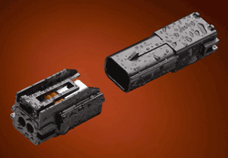 Connectors feature water-tight seal