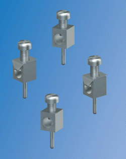 Mini screw terminal posts suit PCBs