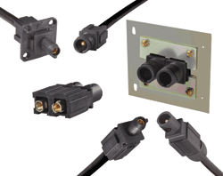 Hi-reliability connectors suit power systems