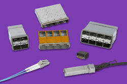 Connectors suit 25-Gbit/s data, telecom