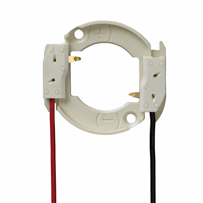 LED holders create solderless connection