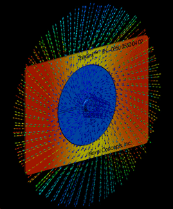 Forced-air heat sink is credit-card size