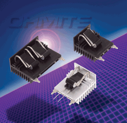 Heat sinks connect easily to TO-264 device