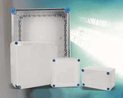 Nonmetallic enclosures are rugged, inexpensive