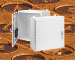 Wall-mount enclosure keeps components cool