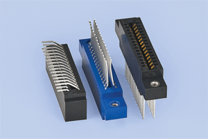 Edgecard connectors suit multilayer PCBs