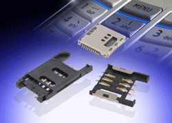 SIM card connectors reduce PCB space