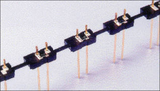 Direct circuit attachment lowers cost of embossed-circuit switches