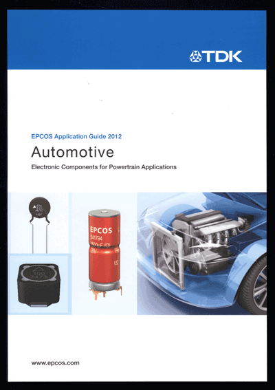 New TDK Application Guide Features EPCOS Electronic Components for Automotive Powertrain Applications