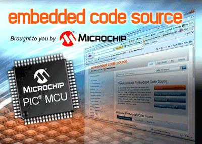 Microchip Launches Embedded Code Source, an Application Store and Social Community for Downloading and Rating