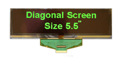 Green OLED display has 5.5-in. diagonal