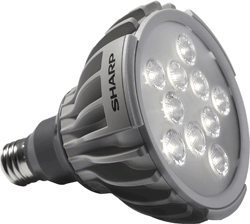 LED PAR lamps offer 80% energy savings