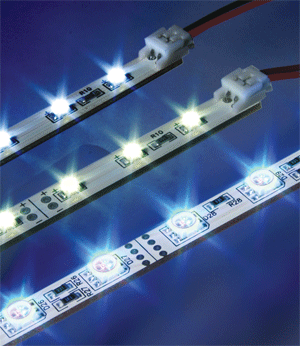 LED strip lighting offers broad choice of colors