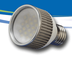PAR20 white-LED bulbs give 300 lm from 4.6 W