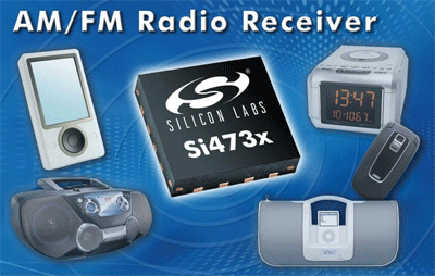 Single-chip AM/FM radio receiver is fully integrated