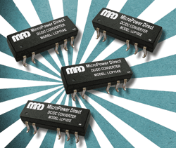 1-W dc/dc converters offer four outputs