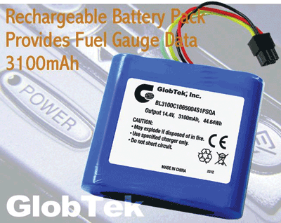 Battery pack provides fuel gauge data