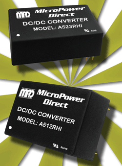 5–W converters have 5,600–Vdc isolation