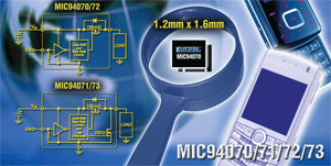 High-side power switch enhances battery life